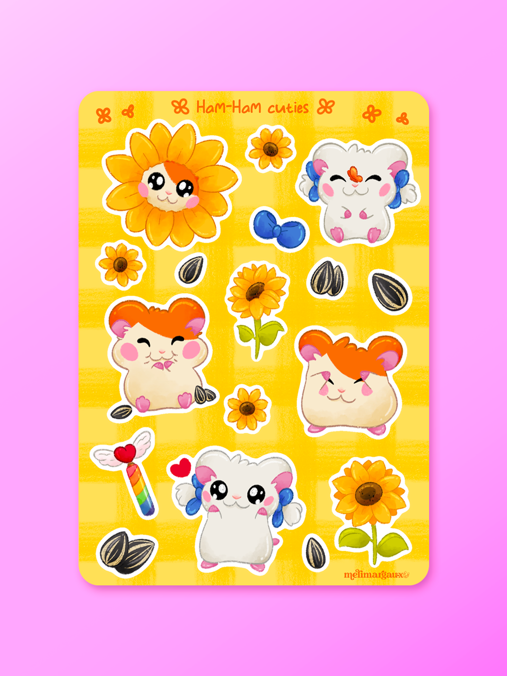 Ham-Ham cuties | Stickersheet