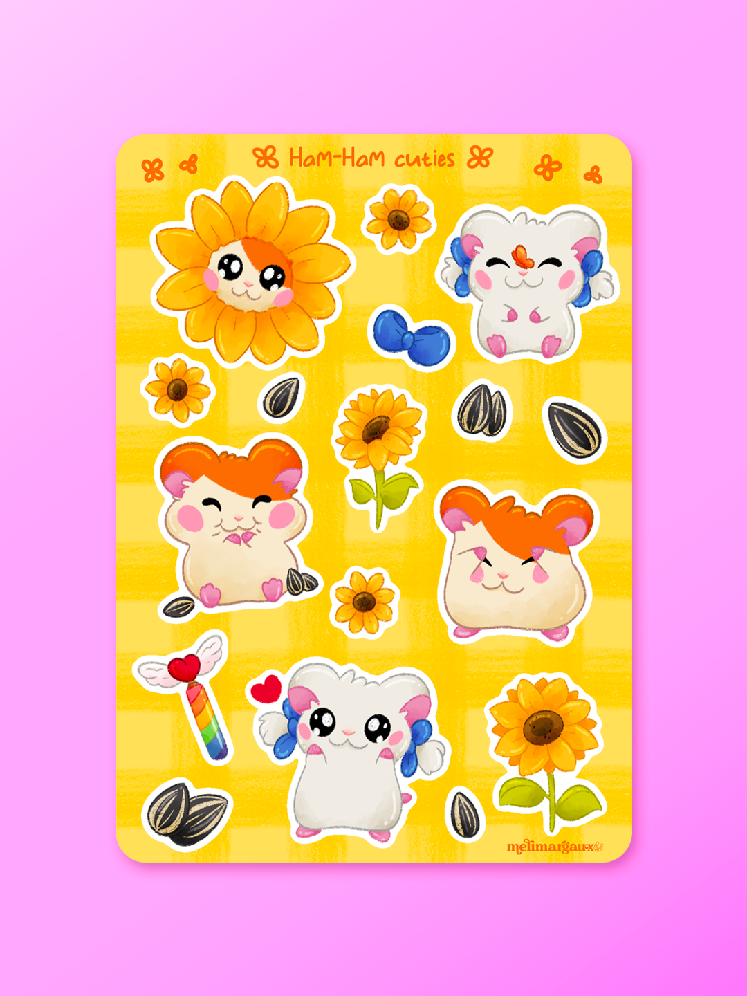 Ham-Ham cuties | Stickersheet