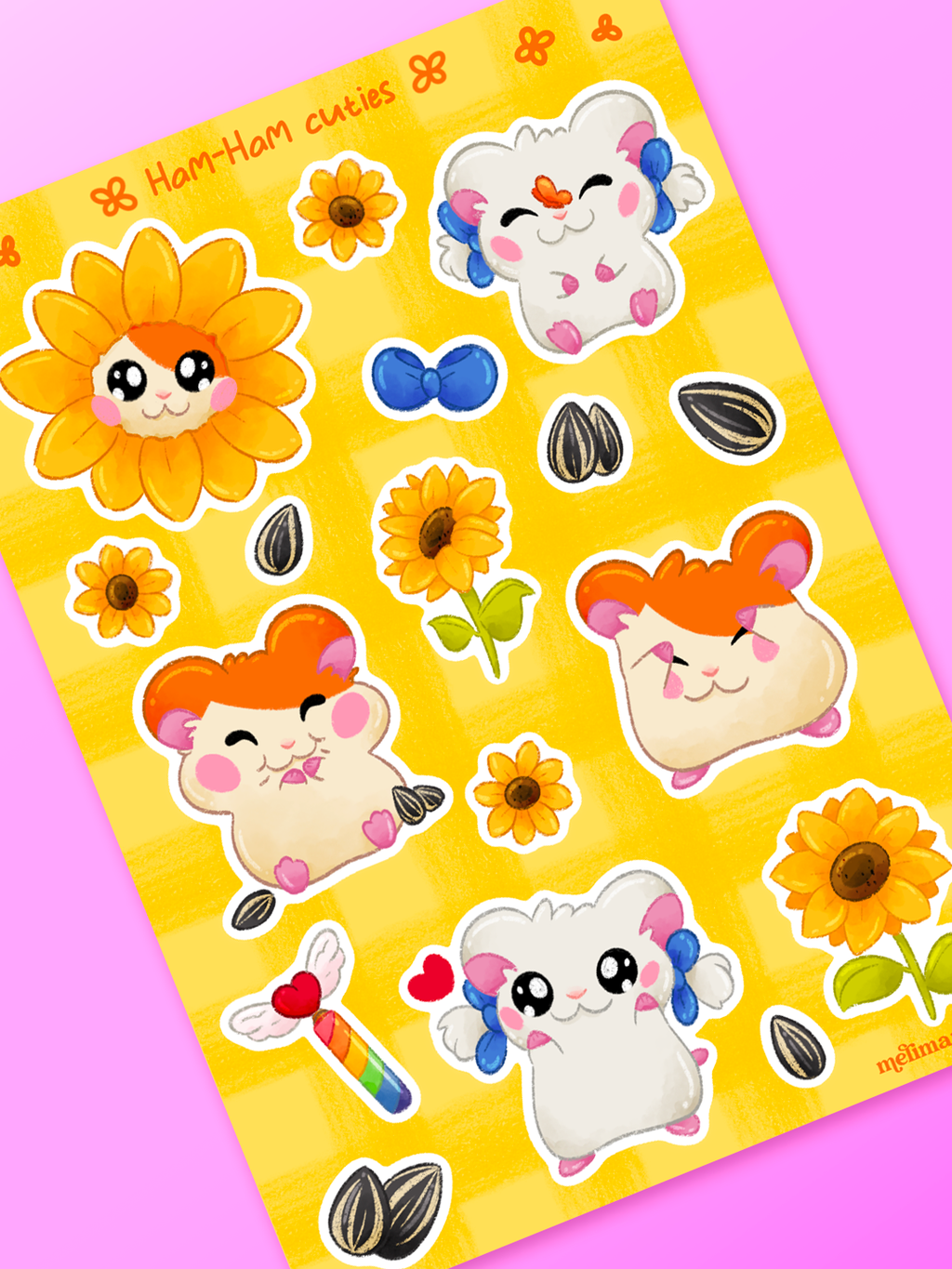 Ham-Ham cuties | Stickersheet