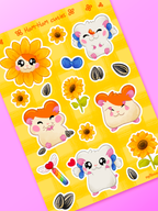 Ham-Ham cuties | Stickersheet