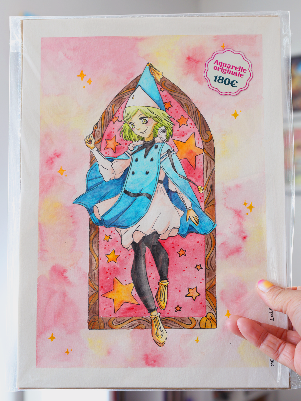 Coco WHA | Aquarelle originale A4
