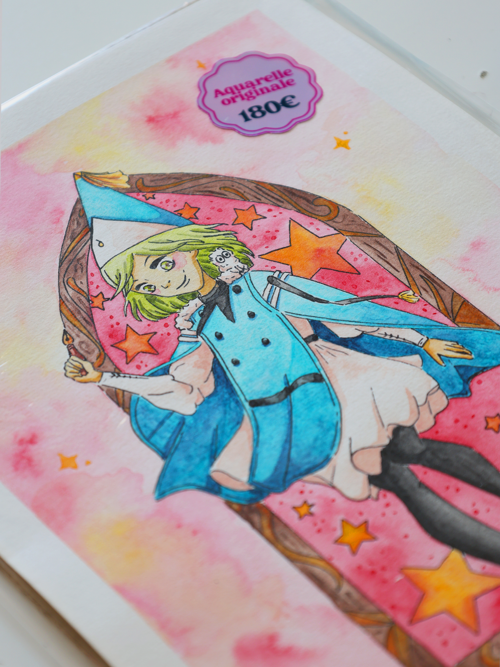 Coco WHA | Aquarelle originale A4
