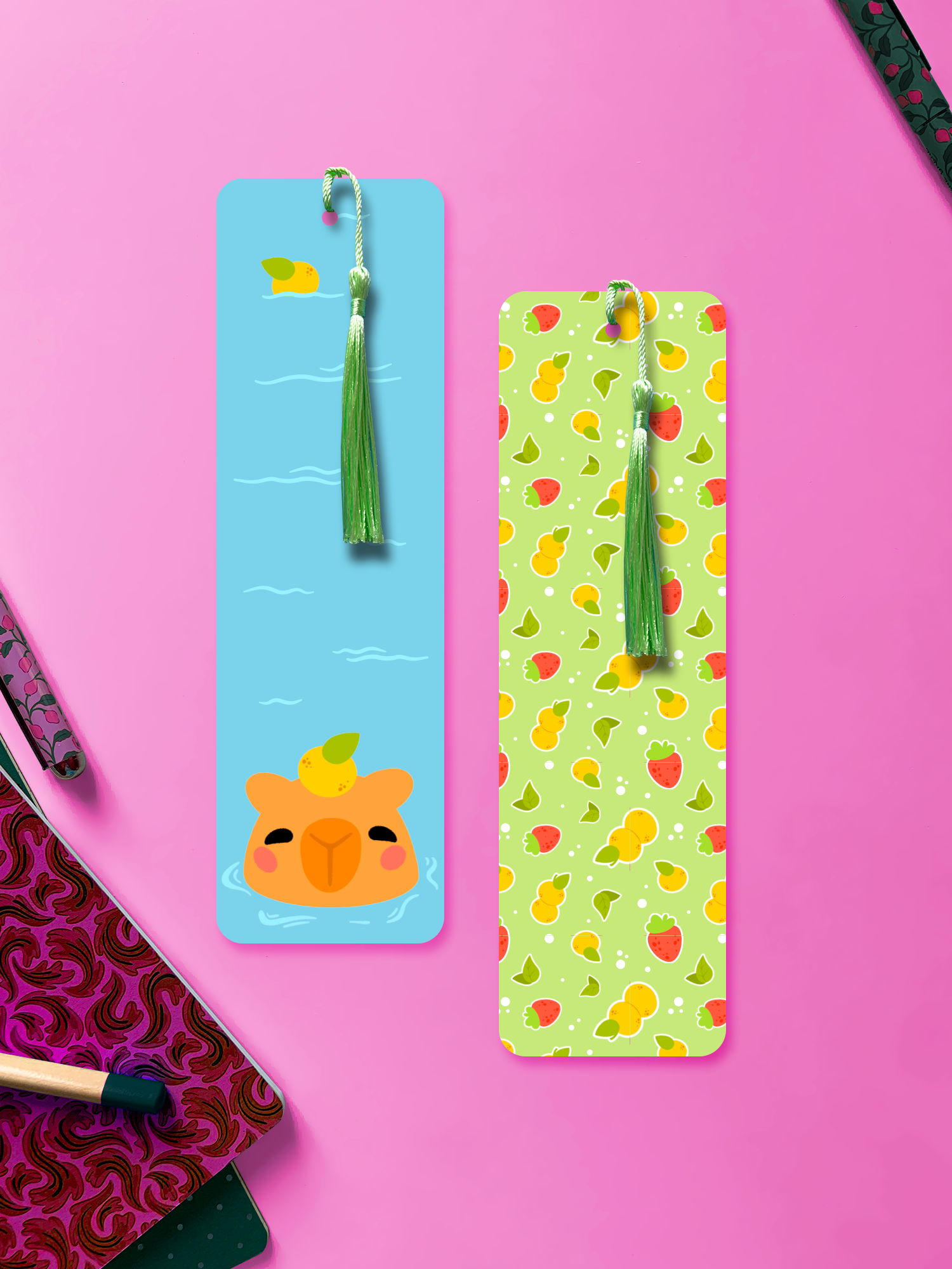 Capybara Onsen | Marque-Page