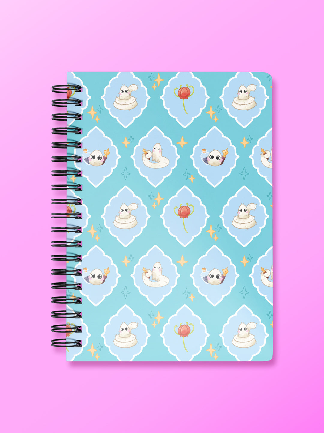 Ver pinceau WHA | Carnet ligné 100 feuilles