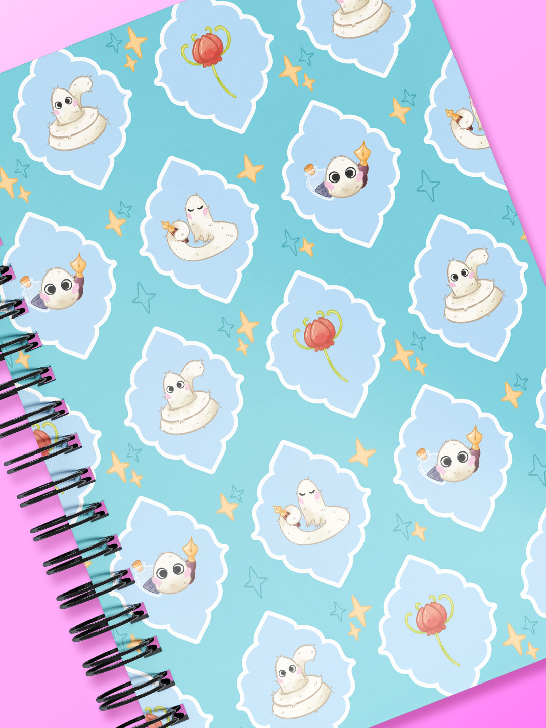 Ver pinceau WHA | Carnet ligné 100 feuilles