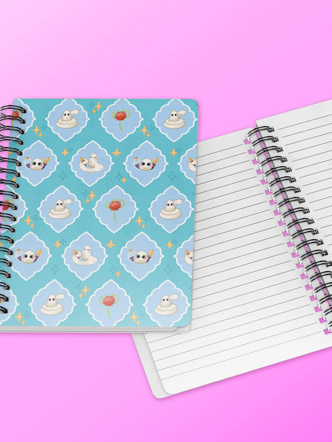 Ver pinceau WHA | Carnet ligné 100 feuilles