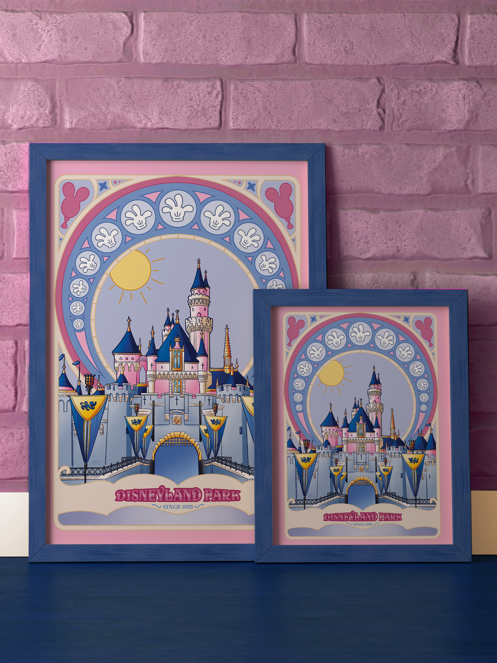 Château Disneyland Park Californie | Affiche, format A4, A5