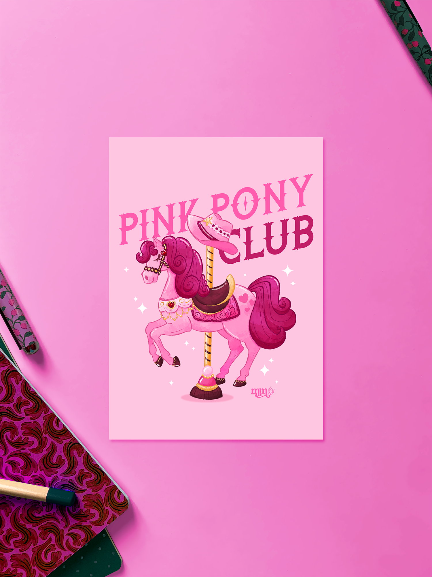 Pink Pony Club | Illustration A6