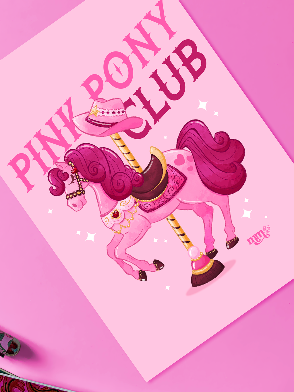 Pink Pony Club | Illustration A6