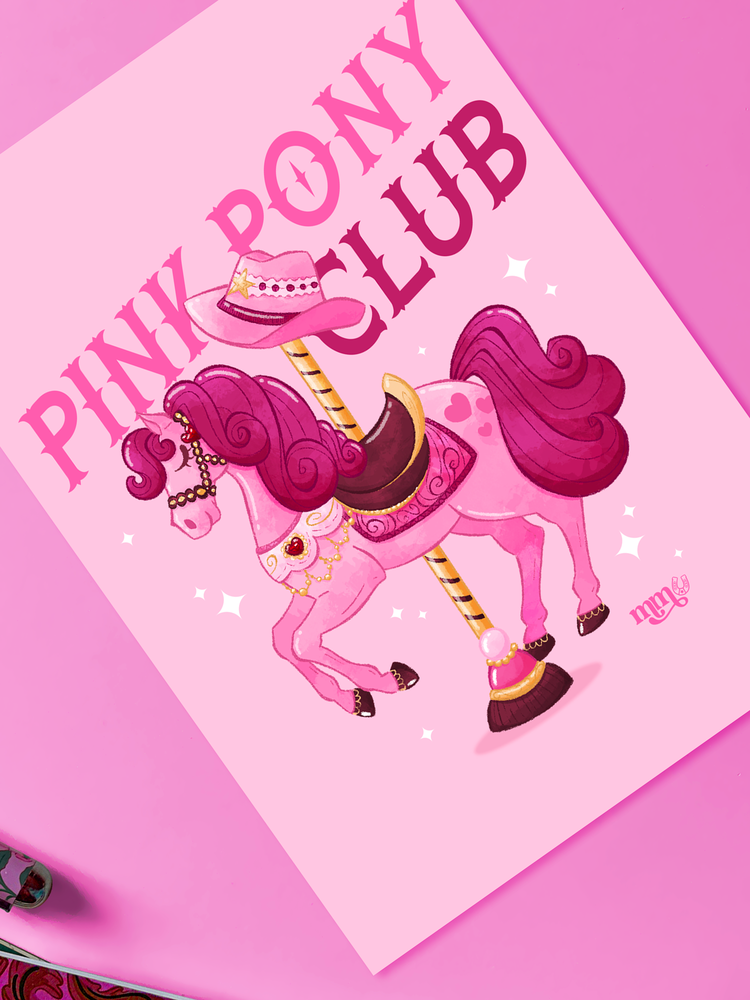 Pink Pony Club | Illustration A6