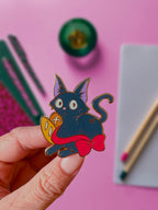 Chat noir boulanger, Le monde des Animes | Pin’s emaillé