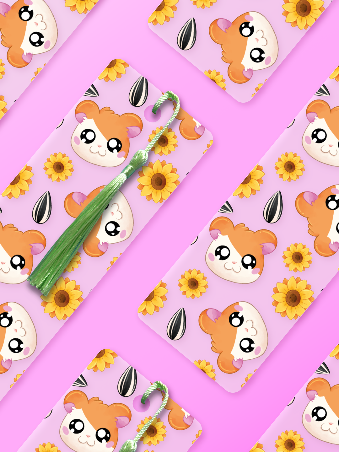 Tête Hamtaro | Marque-Page acrylique