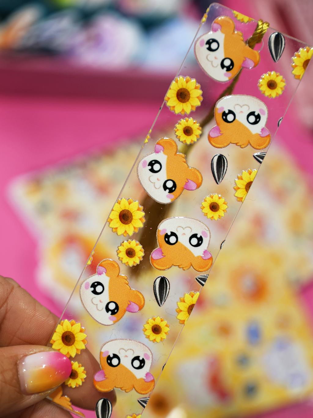Tête Hamtaro | Marque-Page acrylique