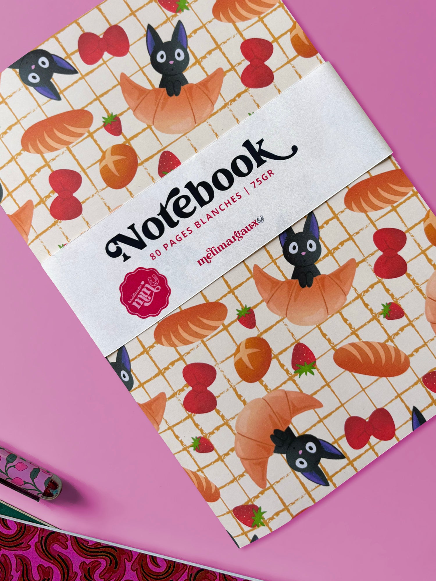 Chat noir boulanger | Carnet
