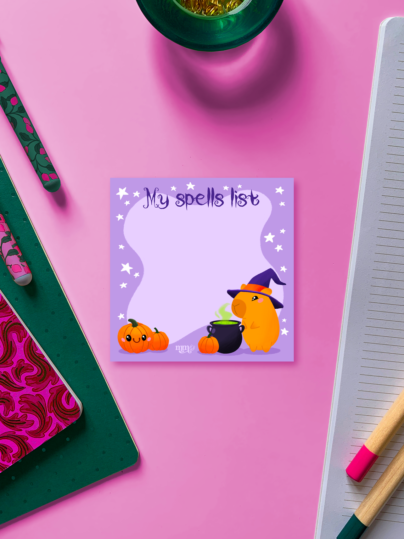 Capybarween | Bloc notes