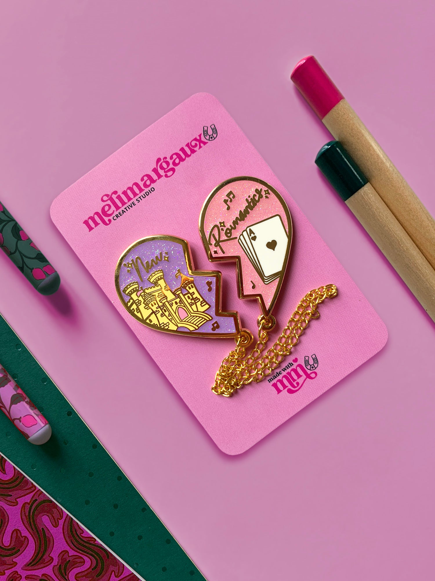 Once upon a Song, New Romantics | Pin’s emaillé