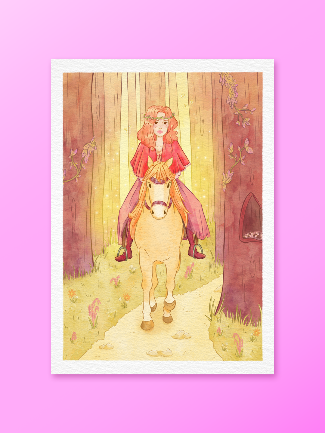 La balade mystérieuse | Illustration A5
