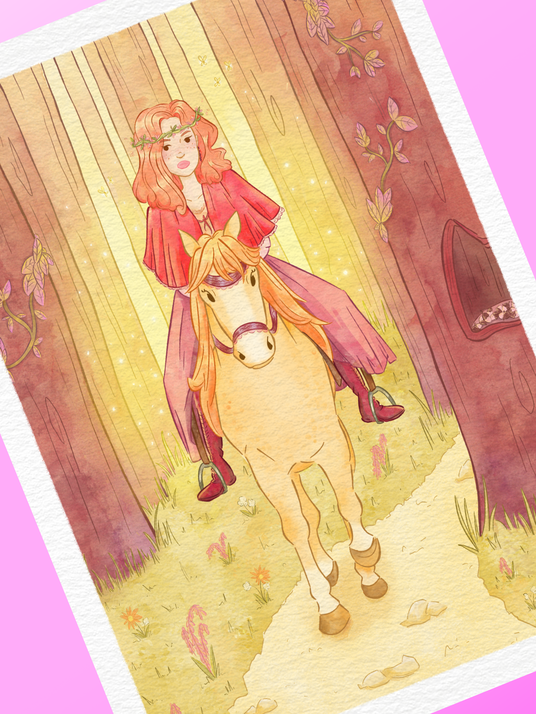 La balade mystérieuse | Illustration A5