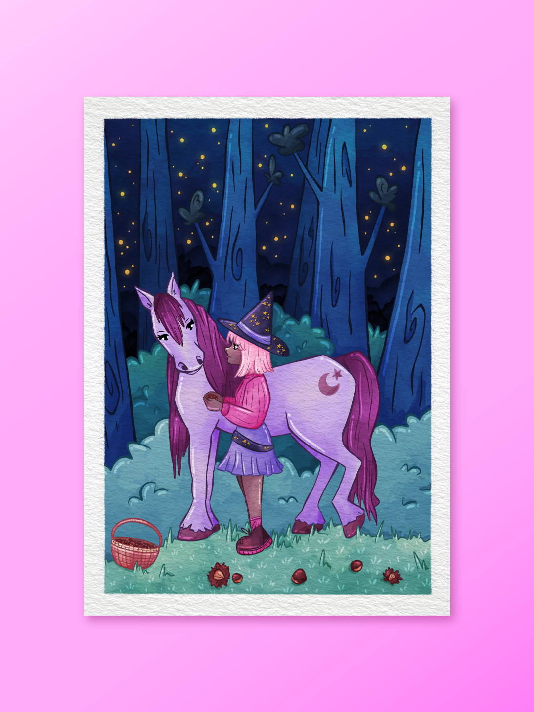 La rencontre enchantée | Illustration A5