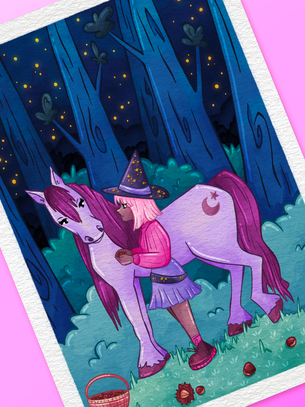 La rencontre enchantée | Illustration A5