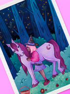 La rencontre enchantée | Illustration A5
