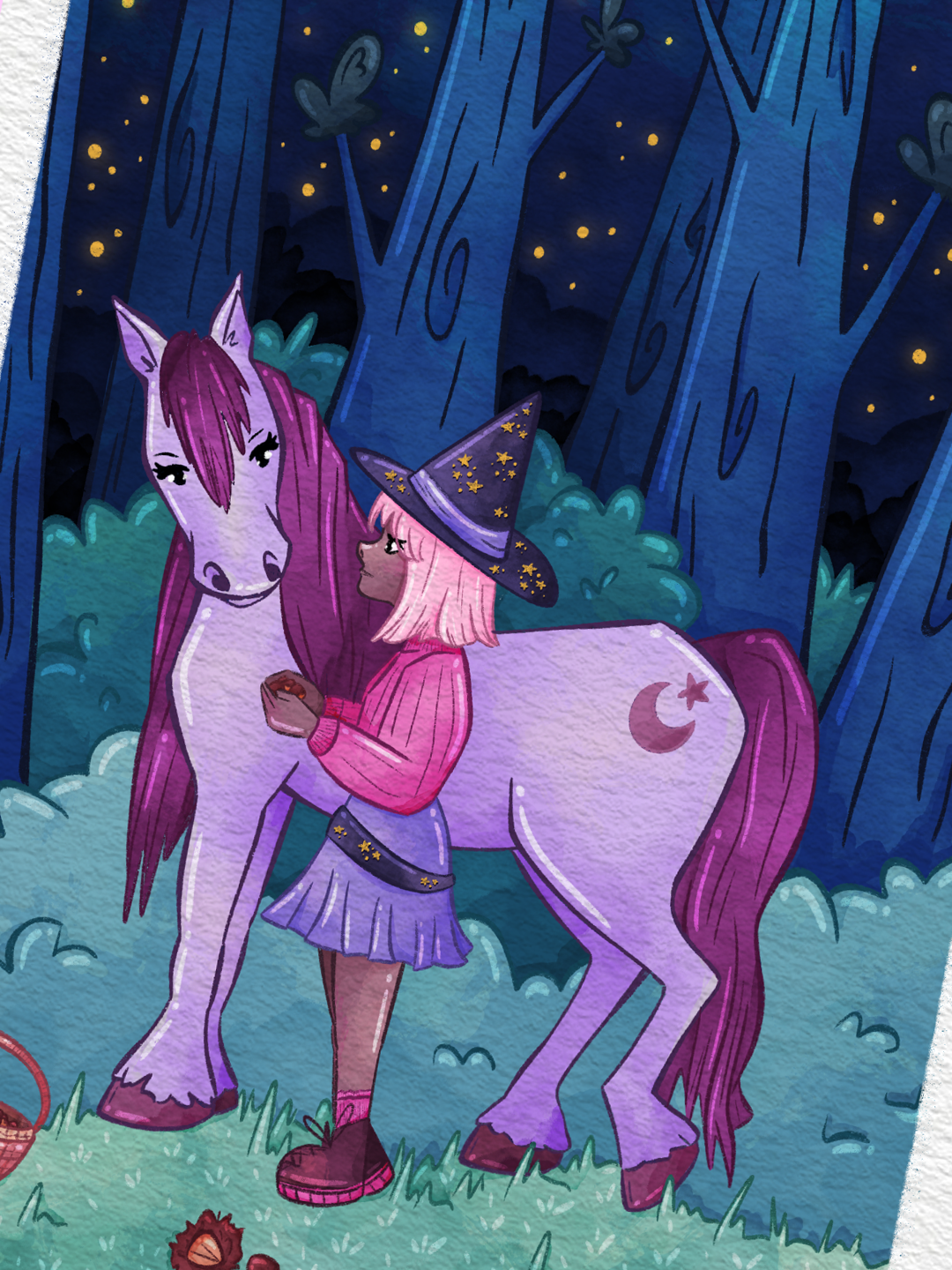 La rencontre enchantée | Illustration A5