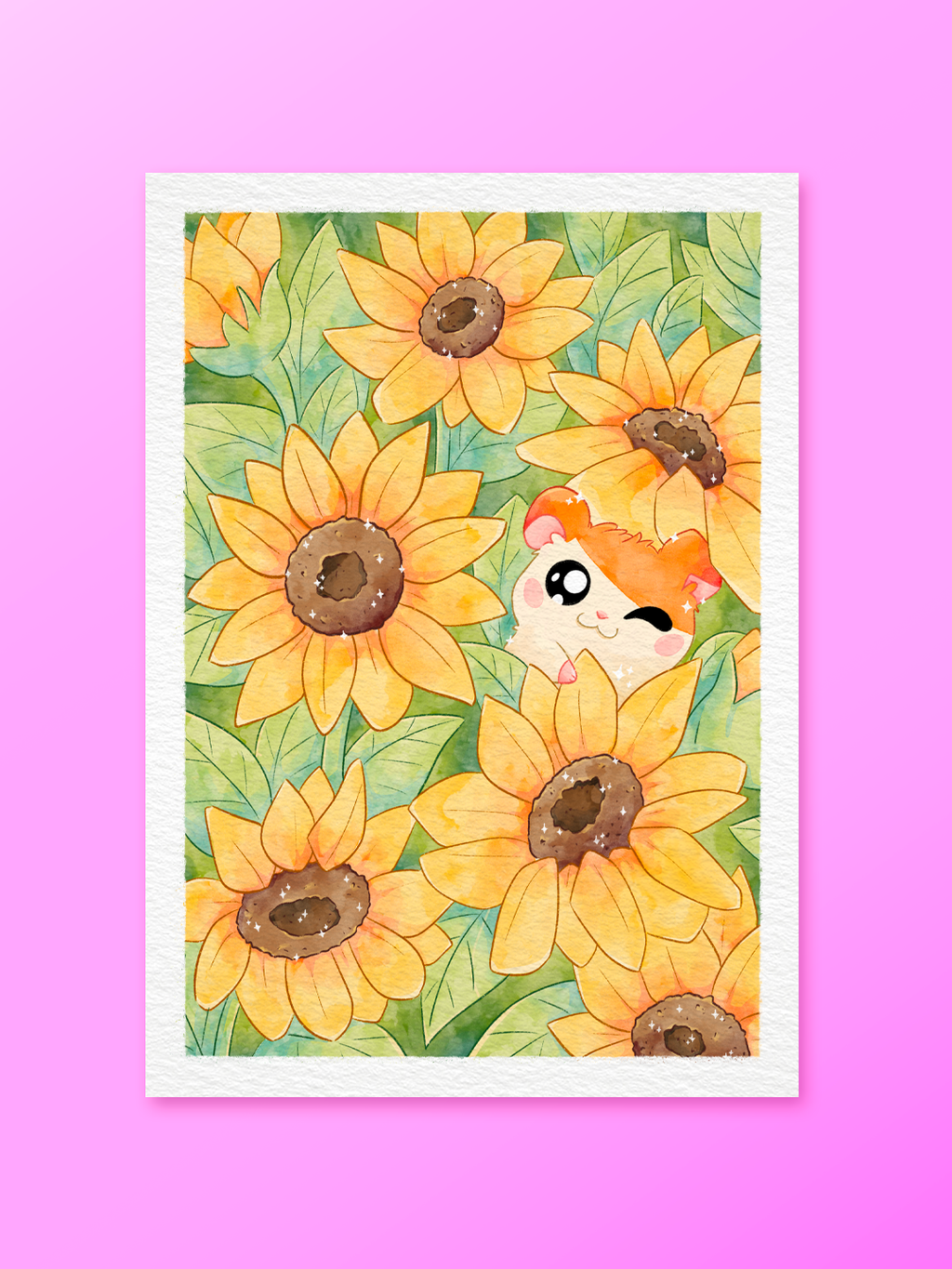 Le secret des Tournesols | Illustration A4