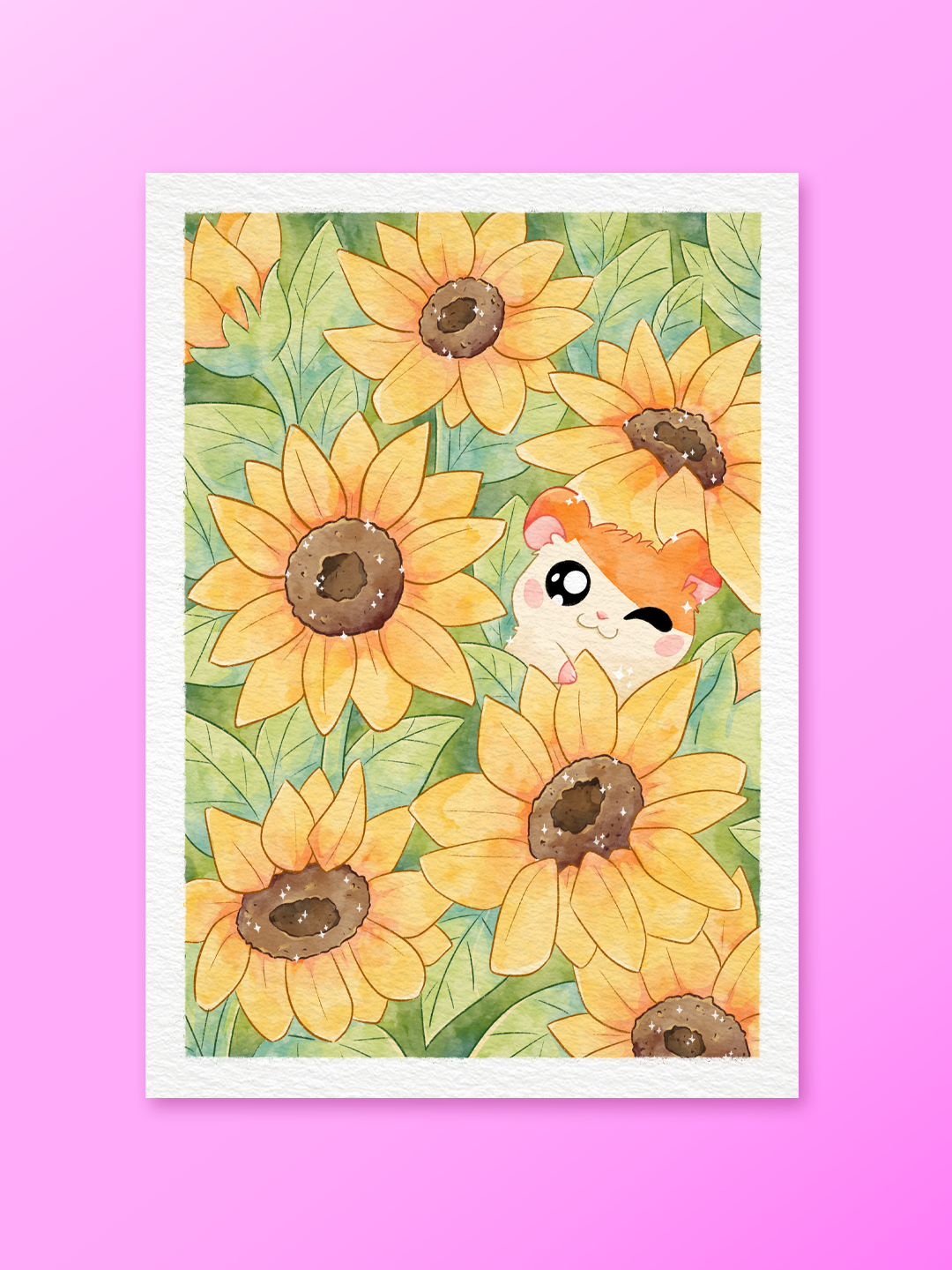 Le secret des Tournesols | Illustration A4