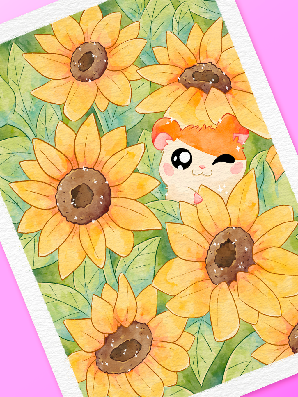 Le secret des Tournesols | Illustration A4