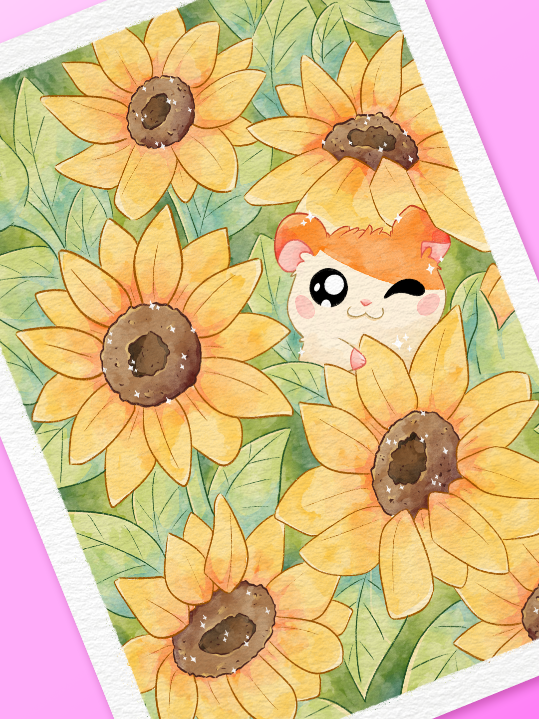 Le secret des Tournesols | Illustration A4