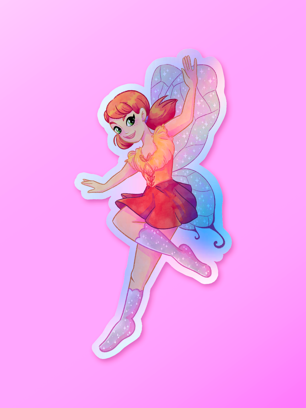 Fée des coquelicots | Sticker