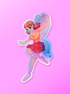 Fée des coquelicots | Sticker