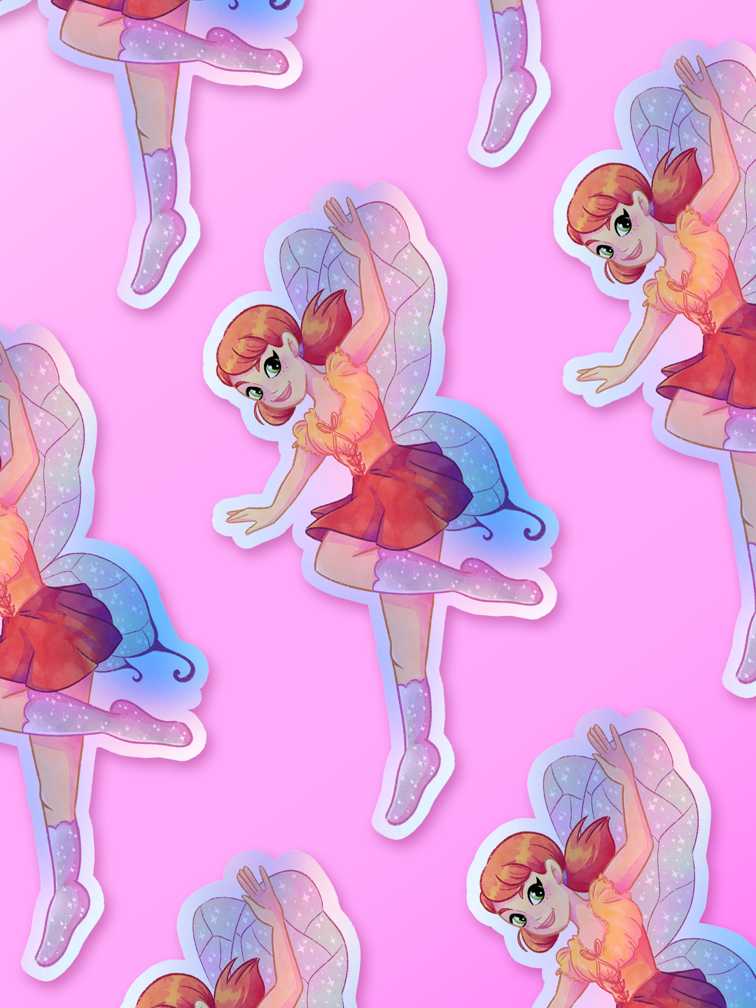 Fée des coquelicots | Sticker