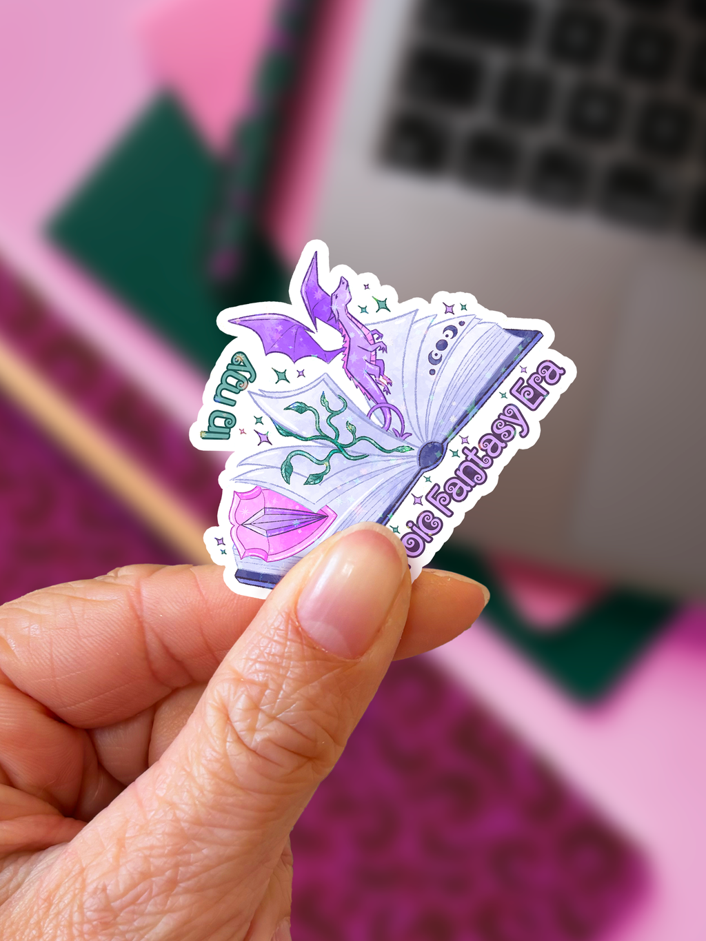 Voyage à travers les ères pour les lecteurs | Stickers holographiques "In my... Era"