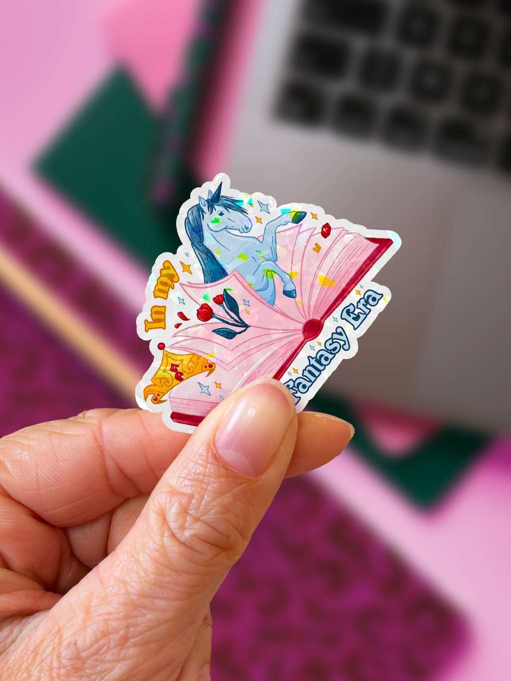 Voyage à travers les ères pour les lecteurs | Stickers holographiques "In my... Era"