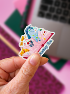 Voyage à travers les ères pour les lecteurs | Stickers holographiques "In my... Era"