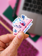 Voyage à travers les ères pour les lecteurs | Stickers holographiques "In my... Era"