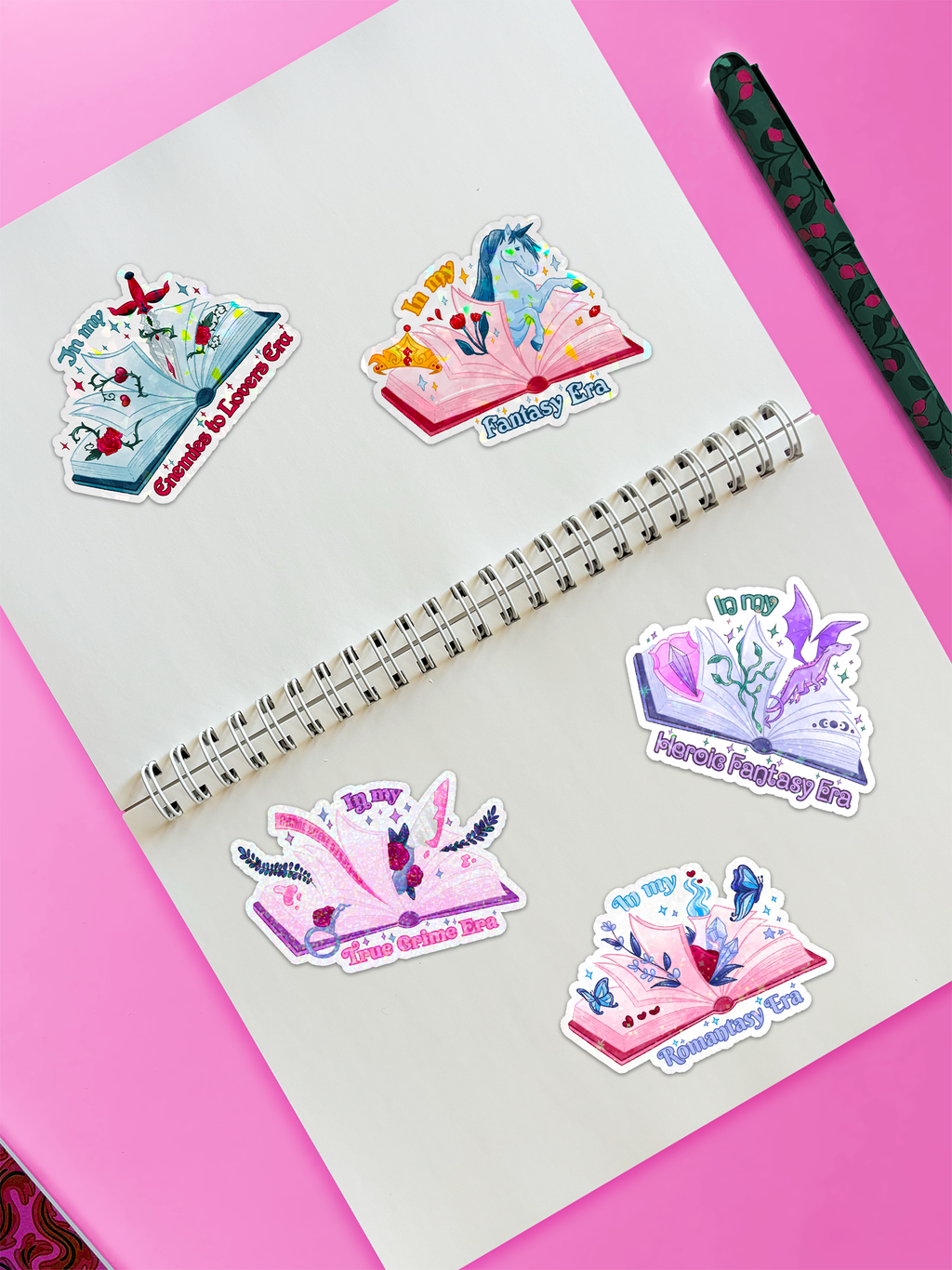 Voyage à travers les ères pour les lecteurs | Stickers holographiques "In my... Era"