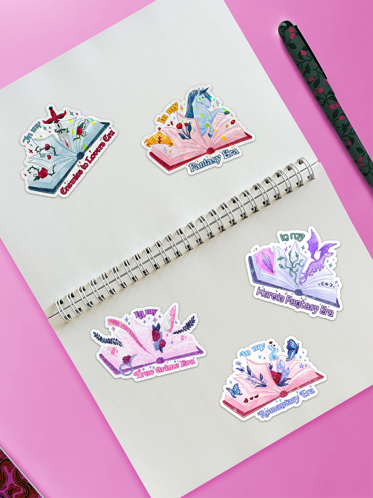 Voyage à travers les ères pour les lecteurs | Stickers holographiques "In my... Era"