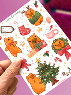 Capy Christmas | Stickersheet
