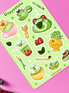 Capymatcha | Stickersheet