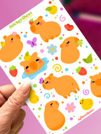 Capy moments | Stickersheet