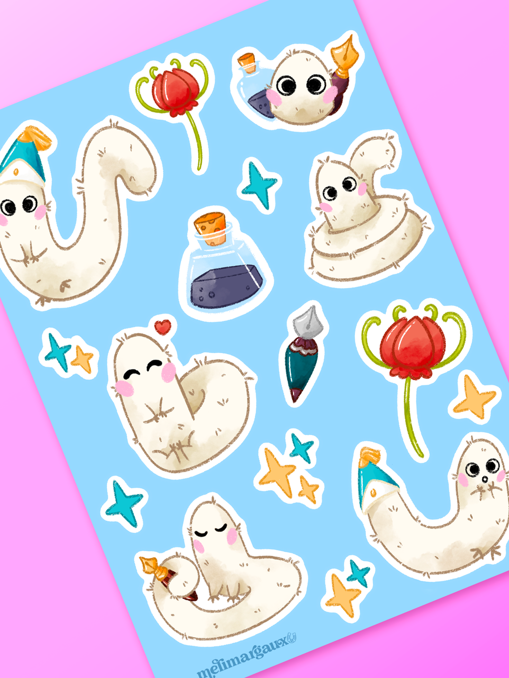 Ver pinceau WHA | Stickersheet