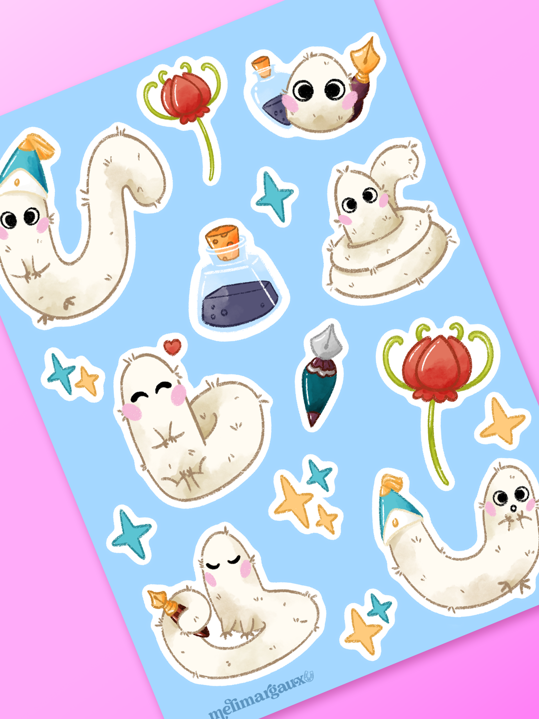 Ver pinceau WHA | Stickersheet