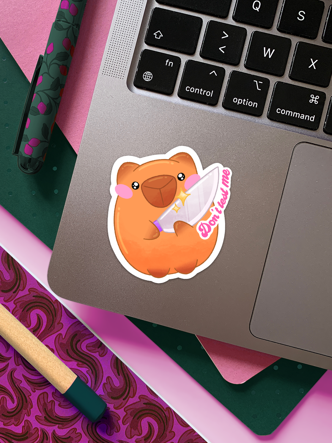 Don’t test me | Sticker
