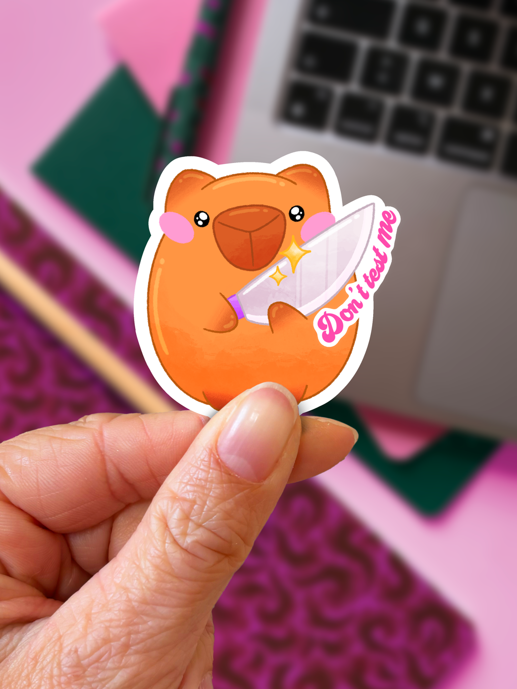 Don’t test me | Sticker