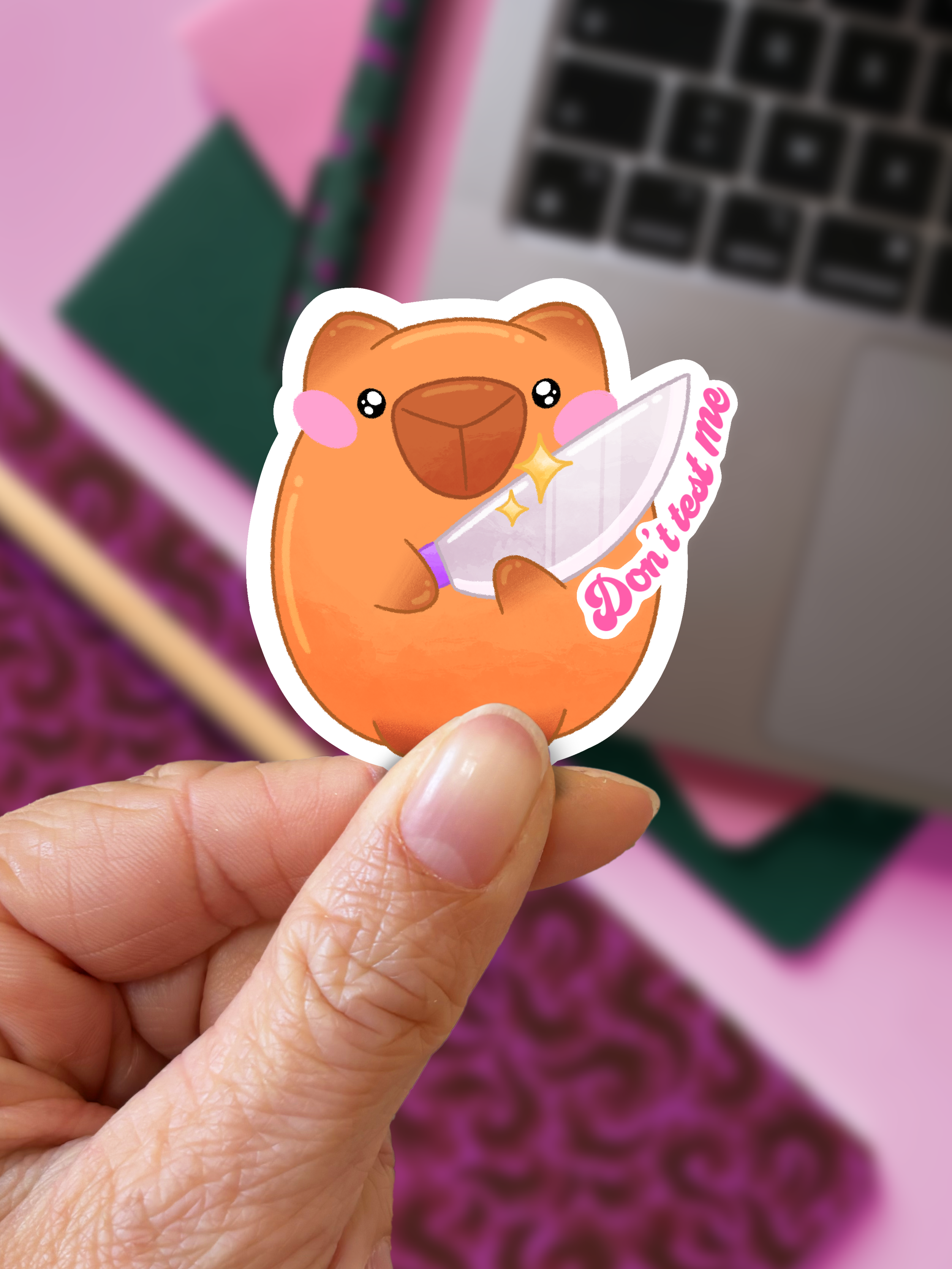 Don’t test me | Sticker