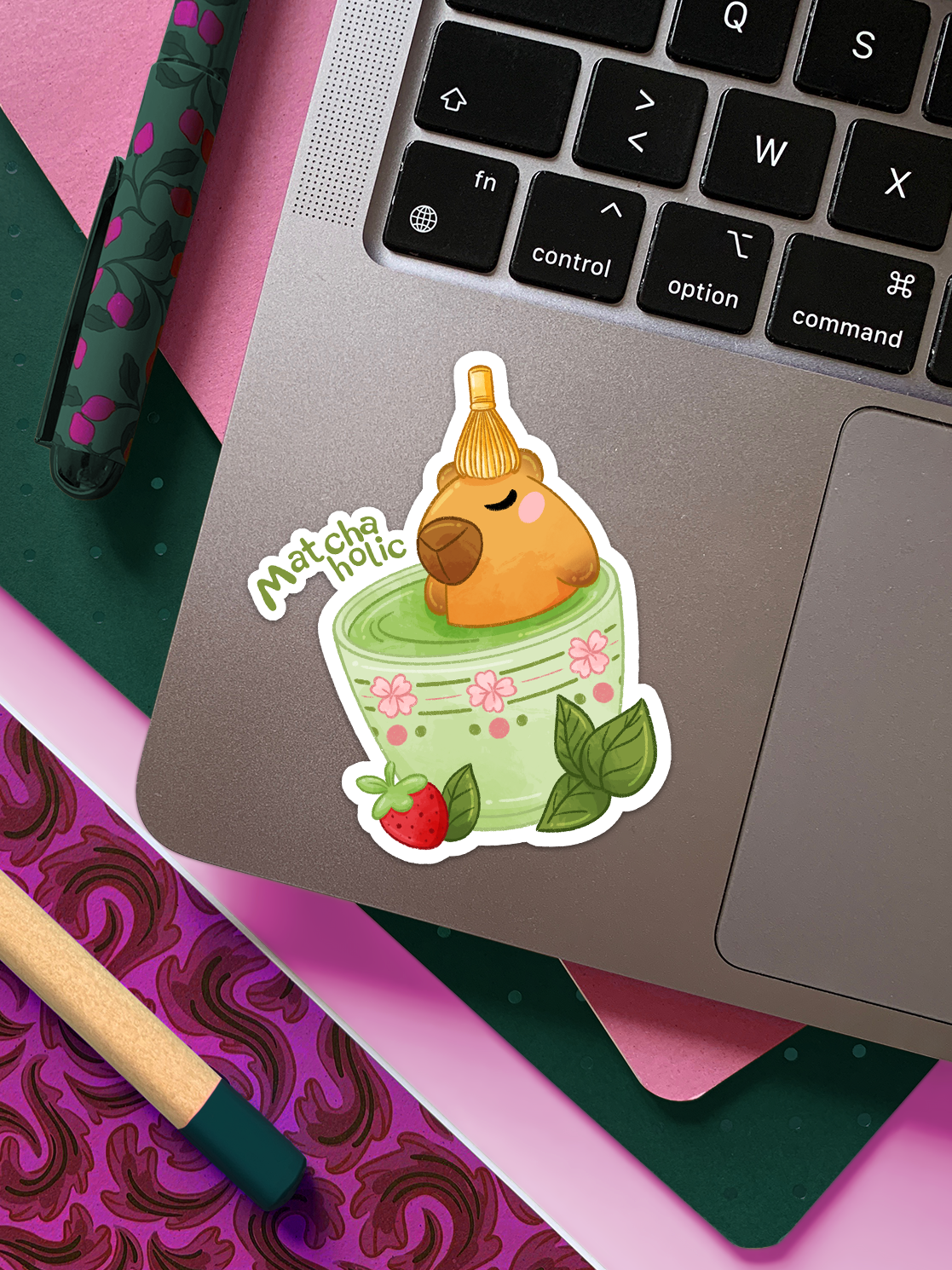 Matchaholic | Sticker