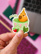 Matchaholic | Sticker