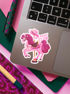 Pink Pony Club | Sticker holographique